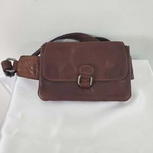 Vintage Jack Georges Brown Leather Crossbody/ Belt Bag